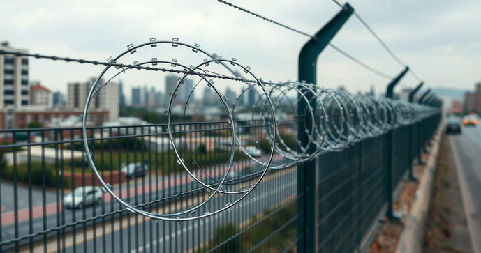 Concertina Dupla Para Máxima Proteção Em Muros E Cercas Concertina Dupla Para Máxima Proteção Em Muros E Cercas
